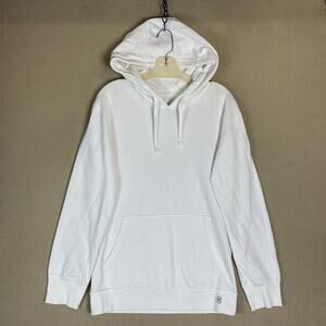 Reigning‎ Champ Hoodie Womens XL White Regular Fit Knit Long Sleeve Pockets